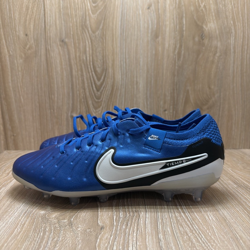 Nike Tiempo Legend 10 Elite AG Blue Soccer Cleats DV4330-400 5.5 Men 7 Women's